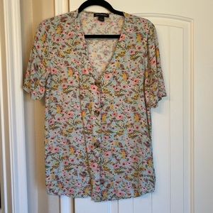 Something Navy blouse